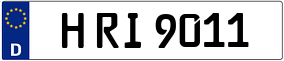 Truck License Plate